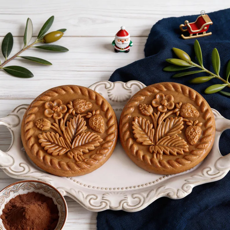 Strawberry Wooden Cookie Cutter