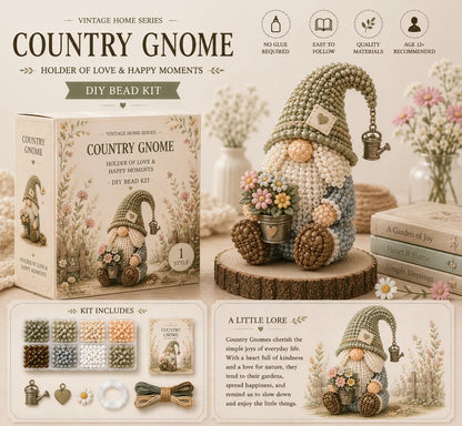 🔥Last Day BUY 3 GET 1 FREE💕Cozy Gnome DIY Bead Kit Collection– Collect All 12 Gnome