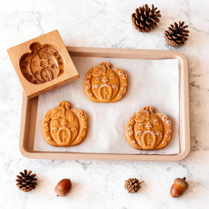 Pumpkin Wooden Cookie Cutter
