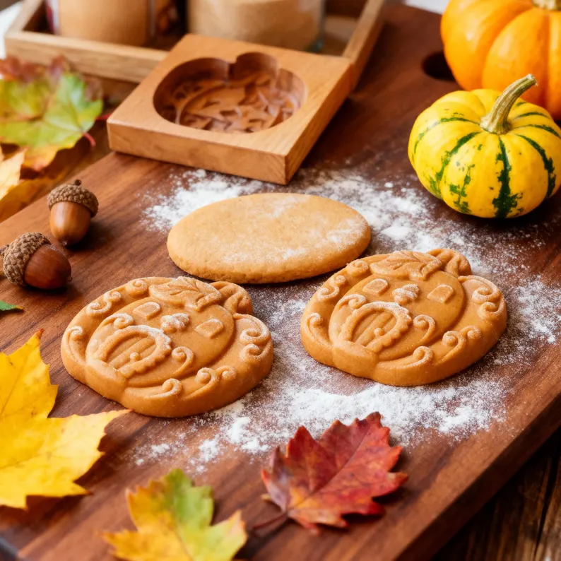 Pumpkin Wooden Cookie Cutter