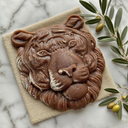 Tiger Wooden Cookie Cutter