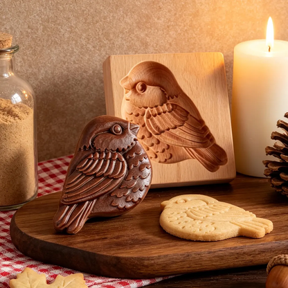 Bullfinch Wooden Cookie Cutter