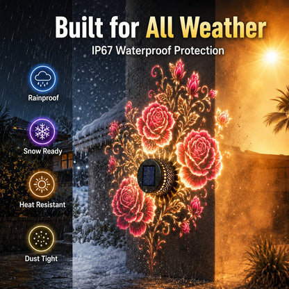 ✨Smart App-Controlled Solar Wall Projection Light (Custom DIY Patterns & Team Logos Edition)
