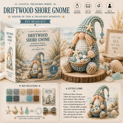 🔥Last Day BUY 3 GET 1 FREE💕Cozy Gnome DIY Bead Kit Collection– Collect All 12 Gnome
