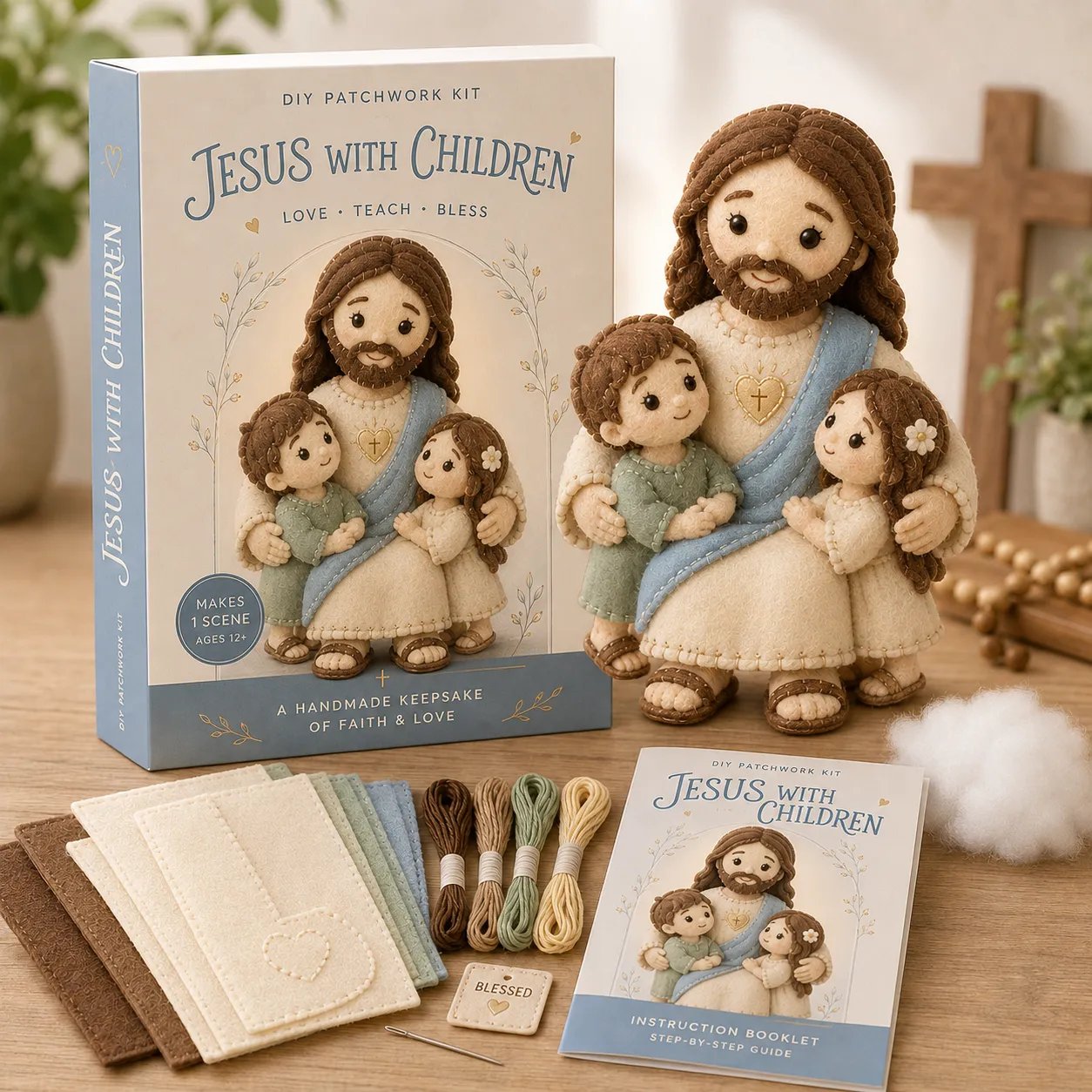🔥LAST DAY 50% OFF - ✝️ Faith & Blessings DIY Patchwork Kit🎁Buy 2 Free Shipping