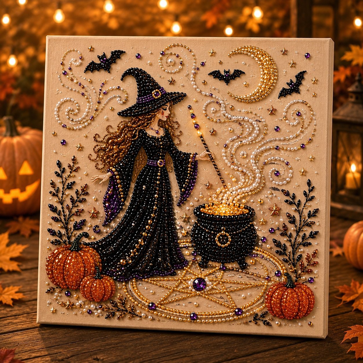 🔥Last Day 49% OFF - 🎃Halloween Theme Pearl Art DIY Kit 👻 Buy 2 Get Free Shipping📦