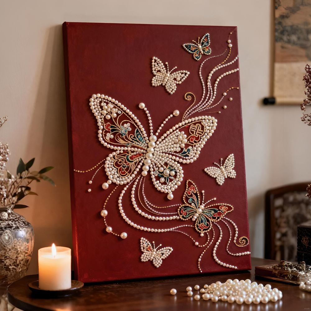 🔥Last Day 49% OFF - 🏰✨ DIY Castle Pearl Bead Painting Kit – Beginner-Friendly Sparkling Art Kit