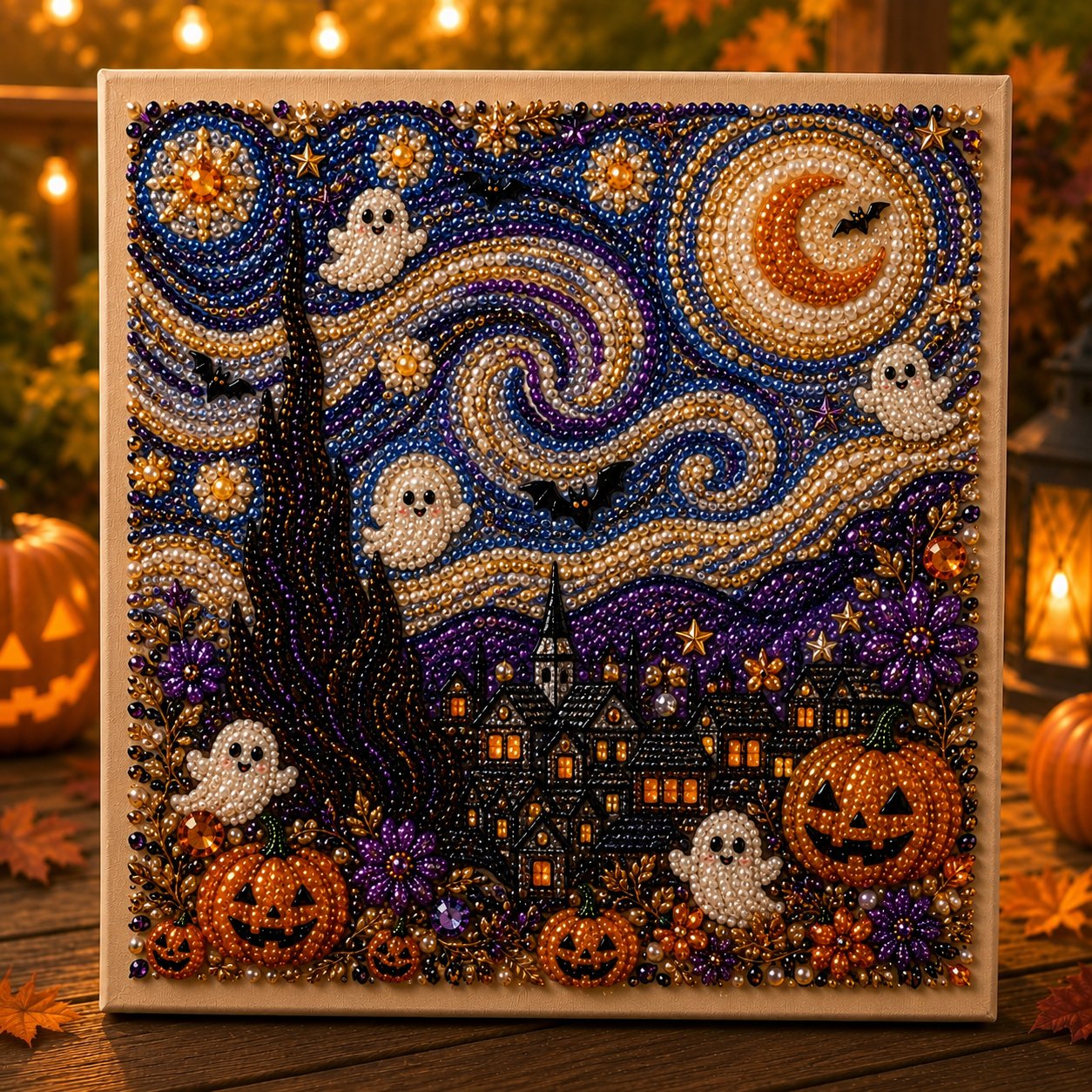 🔥Last Day 49% OFF - 🎃Halloween Theme Pearl Art DIY Kit 👻 Buy 2 Get Free Shipping📦