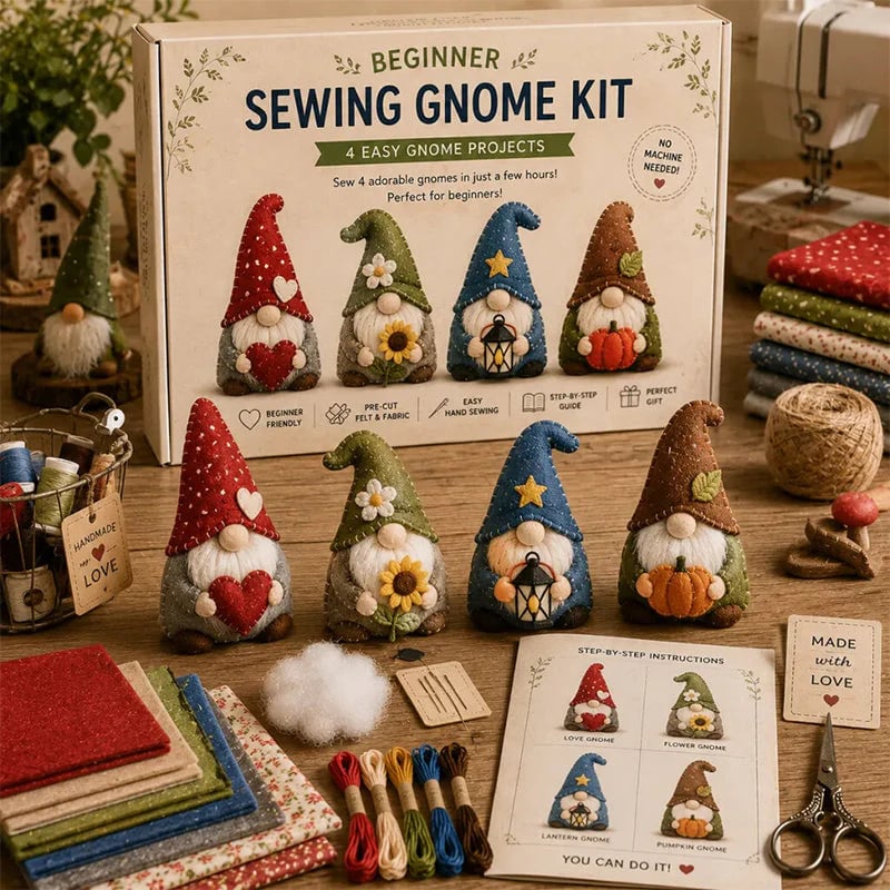 🧶Beginner-Friendly🐦DIY Fabric Animal Craft Kit – Creative Handmade Art