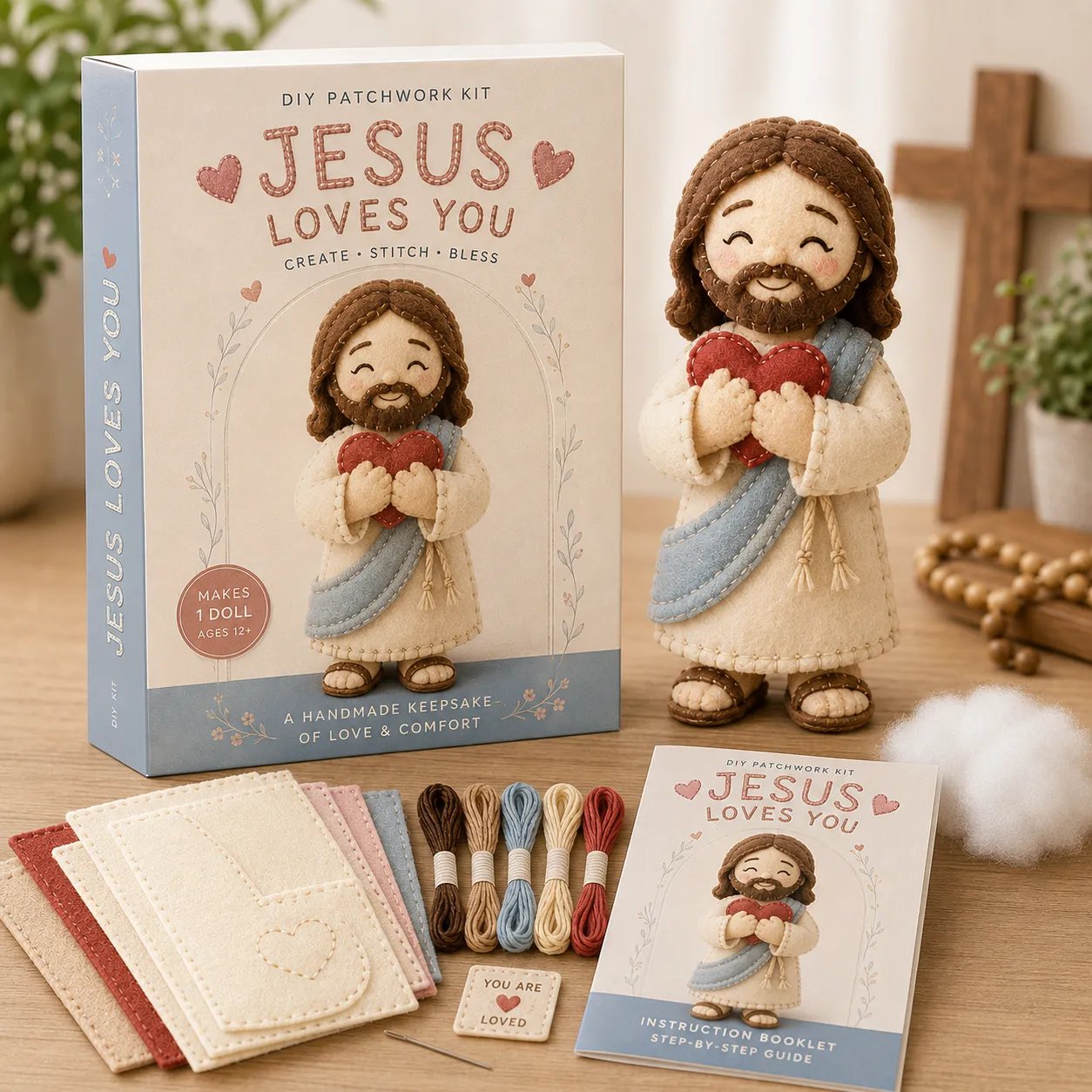 🔥LAST DAY 50% OFF - ✝️ Faith & Blessings DIY Patchwork Kit🎁Buy 2 Free Shipping