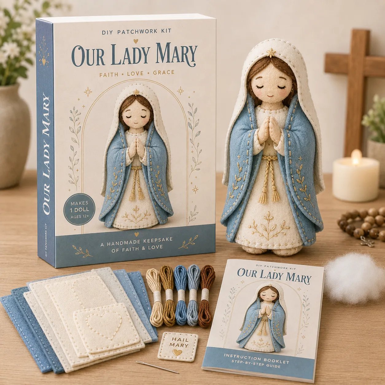🔥LAST DAY 50% OFF - ✝️ Faith & Blessings DIY Patchwork Kit🎁Buy 2 Free Shipping